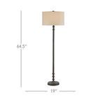 Product Image 11 for Gallo Bronze Floor Lamp from Currey & Company