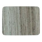 Top view of Tullia Accent Table showing taupe marble top with vertical veining detail