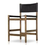Product Image 10 for Kena Leather Black Bar Stool from Four Hands