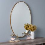 Product Image 6 for Keira Gold Oval Wall Mirror from Cooper Classics