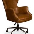 Product Image 3 for Andrew Jackson Desk Chair  Cuba Brown from Sarreid Ltd.