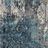 Long runner size Samra Charcoal / Sky Rug with abstract pattern in blue and charcoal tones
