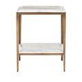 Product Image 4 for Oblique Marble Side Table from Currey & Company