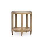 Product Image 1 for Devin Oak Wood Round End Table from Classic Home