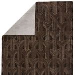 Product Image 5 for Verde Home by Manhattan Handmade Trellis Dark Brown/ Ivory Rug from Jaipur 