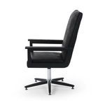 Product Image 13 for Carla Solid Ebony Oak Executive Desk Chair from Four Hands