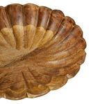 Product Image 7 for Boho Carved Wood Bowl with Scalloped Edge, Natural from Creative Co-Op