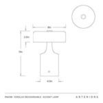 Product Image 6 for Verglas Rechargeable Accent Lamp from Arteriors