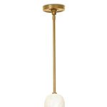 Product Image 3 for Salon Stone Pendant - Natural Stone & Brass from Regina Andrew Design