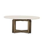 Product Image 4 for Mia Round Coffee Table Parchment White from Four Hands