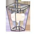 Rochefort Lantern shown from a slightly angled side view highlighting tapered frame shape