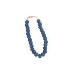 Product Image 3 for Vintage Sea Glass Beads Dark Blue 1.25" Diameter from Legend of Asia