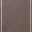 Reversible side of Easton rug showing coffee-colored woven pattern with beige border