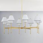 Product Image 4 for Glenmoore 8-Light Chandelier - Aged Brass from Hudson Valley