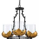 Product Image 1 for Water Lily Small Chandelier from Currey & Company