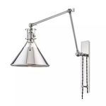 Product Image 1 for Metal No.2 1 Light Swing Arm Wall Sconce from Hudson Valley