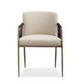 Product Image 2 for Cream Fabric Modern Remix Woven Dining Chair from Caracole