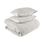 Product Image 2 for Camille 3-Piece Gray Linen Blend Fabric Duvet from Classic Home