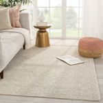 Product Image 5 for Lena Handmade Medallion Light Gray / Cream Area Rug from Jaipur 