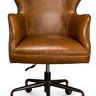 Product Image 4 for Andrew Jackson Desk Chair  Cuba Brown from Sarreid Ltd.