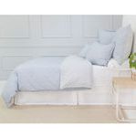 Product Image 2 for Biscayne Light Blue Cotton Queen Duvet Cover from Pom Pom at Home