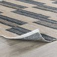 Product Image 4 for Boulder 2x3 Indoor Outdoor Handwoven Stripe Charcoal Area Rug from Classic Home Furnishings