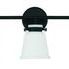 Kaden 3-light bath fixture showing a brighter white opal glass shade variation