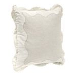 Product Image 5 for Tollo Applique Design Linen Blend Fabric Ivory Throw Pillow from Classic Home