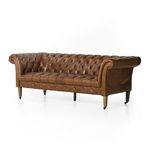 Product Image 1 for Briscoe Brown Tufted Leather Chesterfield Sofa from Four Hands
