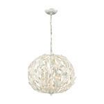 Product Image 1 for Trella 5 Light Chandelier In Pearl White from Elk Lighting
