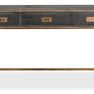 Product Image 5 for Gray Leather Shagreen Desk from Sarreid Ltd.