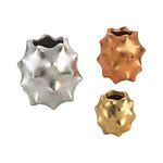 Product Image 1 for Spiky Metallic Vases from Elk Home