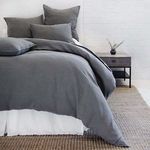 Product Image 1 for Blair Midnight Linen King Duvet Cover from Pom Pom at Home