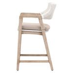 Product Image 3 for Lucia White Rattan Solid Mahogany Counter Stool from Essentials for Living