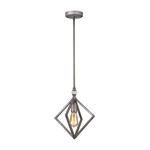 Product Image 1 for Milo 1 Light Pendant In Weathered Zinc from Elk Lighting