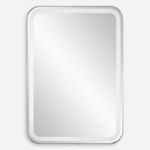 Product Image 1 for Crofton Lighted Nickel Vanity Mirror from Uttermost