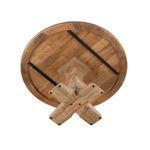 Product Image 8 for Pengrove Round Antique Oak Mango Wood Dining Table from World Interiors