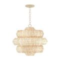 Product Image 6 for Antibes White Chandelier from Currey & Company