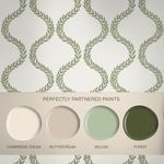 Product Image 3 for Laurel Leaf Trellis Willow Wallpaper from Graham & Brown