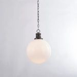 Product Image 4 for Beverly Large Bronze Frosted Glass Sphere Pendant Light from Mitzi