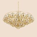Product Image 2 for Mimi 9-Light Aged Brass Bubble Chandelier from Mitzi