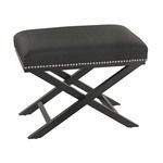 Product Image 1 for Black Cross Leg Bench from Elk Home