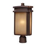 Product Image 1 for 1 Light  Outdoor Post Light In Clay Bronze  from Elk Lighting