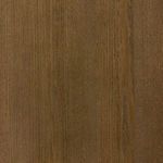 Detailed close-up of medium brown oak wood grain on tabletop surface