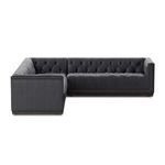 Product Image 2 for Maxx Leather 3-Piece 101" Sectional - Antique Black from Four Hands