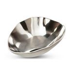 Glossy interior close-up showing the reflective, smooth silver surface of the Forde bowl