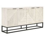 Product Image 1 for Flint Four-Door Mango Wood Sideboard from Classic Home Furnishings