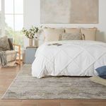 Product Image 6 for Wilmot Stripes Gray/ Light Blue Rug from Jaipur 