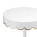 Product Image 5 for Enid White Accent Table from Currey & Company