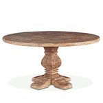 Product Image 9 for Pengrove Round Antique Oak Mango Wood Dining Table from World Interiors